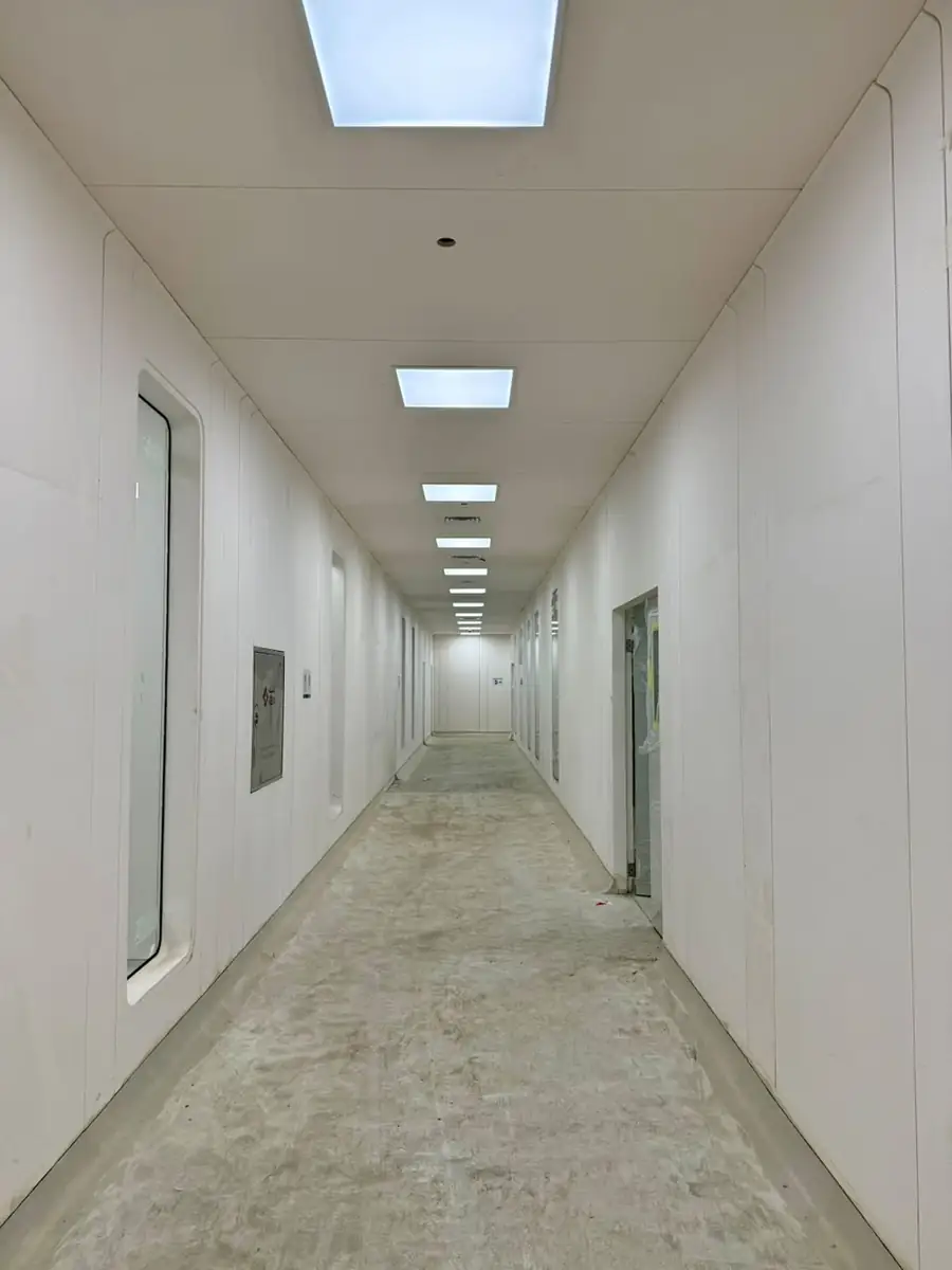 Cleanroom corridor, SVAX Jeddah